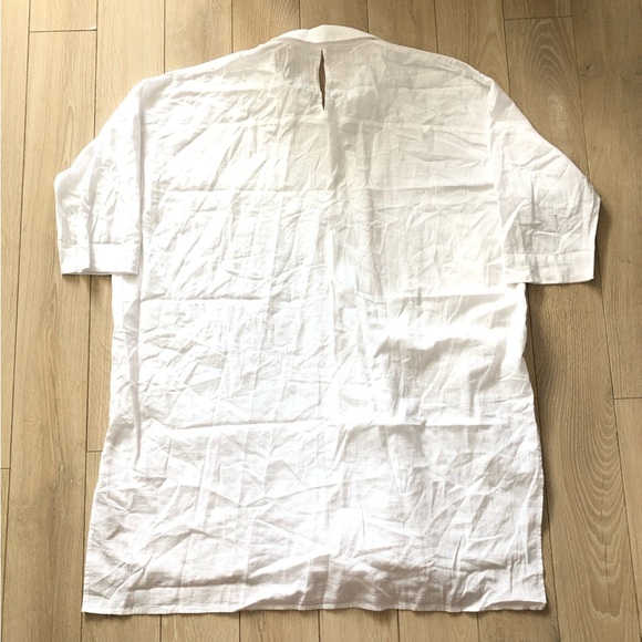 Knix Oversized Beach Coverup Shirt in White Size XL - Picture 6 of 11